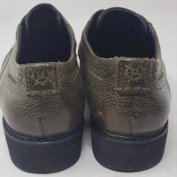 Bussola Liverpool Libby Oxford Shoes Khaki Womens Size 36 US 5.5 Slip On Loafers - Picture 7 of 11